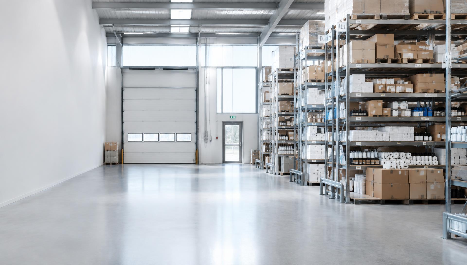 Warehouse shelving and distribution operations